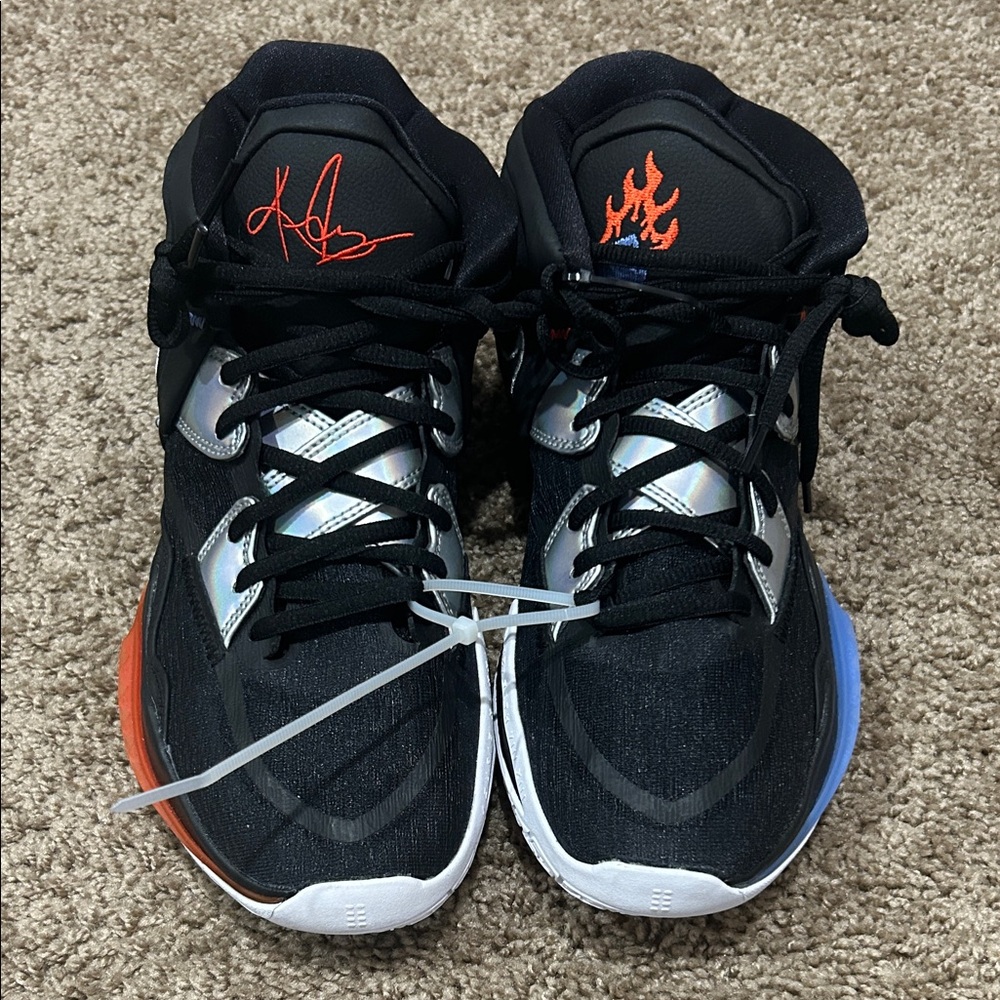 Nike Black and Multicolor Athletic Shoes